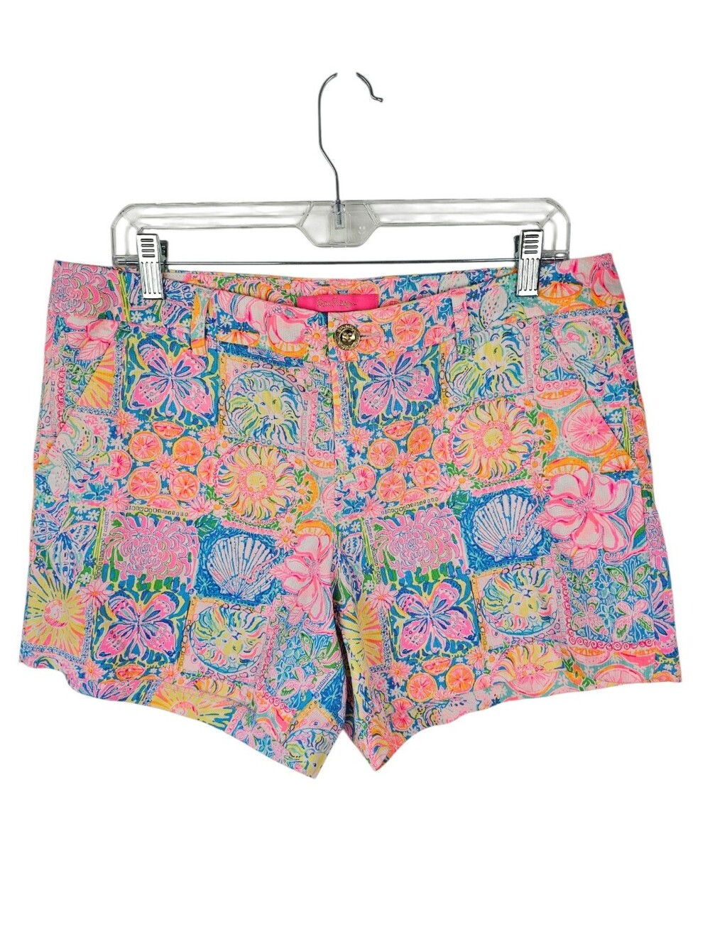 Lilly Pulitzer Callahan Stretch Shorts Multi Patch My Drift NWT